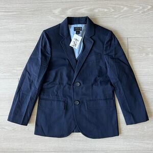 Crewcuts Factory Boys Thompson Suit Jacket In Flex Chino 6-7 Year Blue